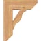 Ekena Millwork Funston Slat Smooth Bracket w/ Offset Brace, Western Red Cedar, 7 1/2"W x 20"D x 24"H BKT0806X20X24FST06SWR - alternate 3